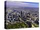 Melbourne CBD and Yarra River, Victoria, Australia-David Wall-Premier Image Canvas