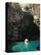 Melisani Lake in Cave Where Roof Collapsed in an Earthquake, Kefalonia, Ionian Islands, Greece-R H Productions-Premier Image Canvas