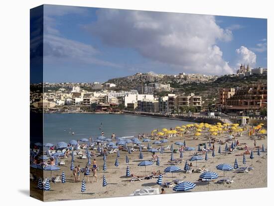 Mellieha Bay, Malta, Mediterranean, Europe-Hans Peter Merten-Premier Image Canvas