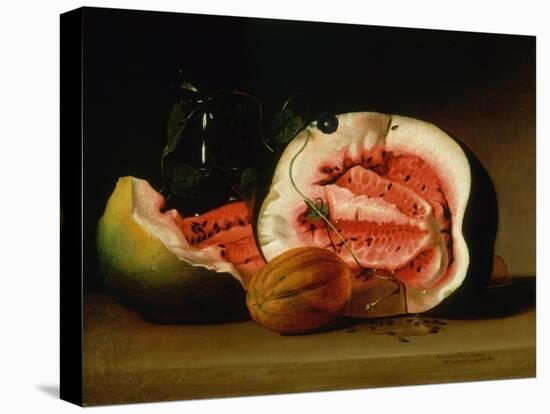 Melons and Morning Glories, 1813-Raphaelle Peale-Premier Image Canvas