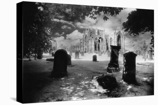 Melrose Abbey, Roxburghshire, Scotland-Simon Marsden-Premier Image Canvas