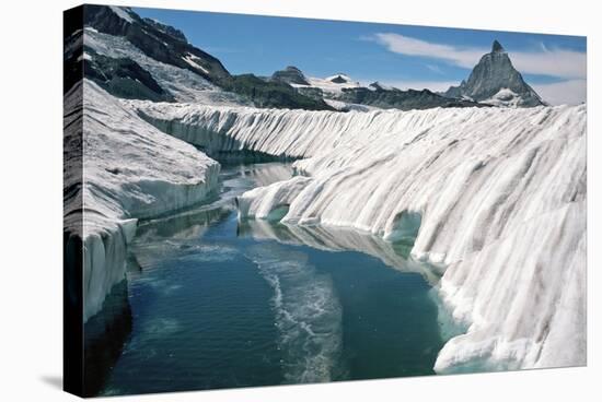 Meltwater Pond, Switzerland-Dr. Juerg Alean-Premier Image Canvas