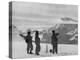 Members of the British Everest Expedition Survey the Mountains-null-Premier Image Canvas