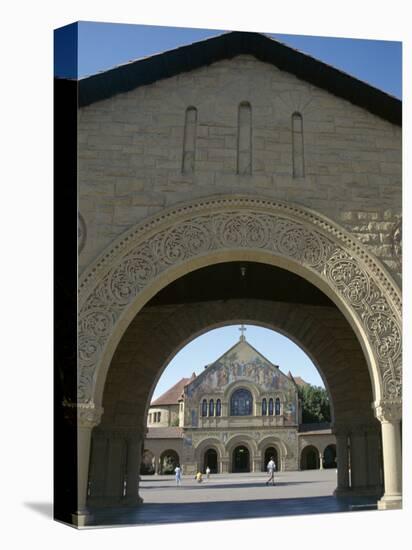 Memorial Church in Main Quadrangle, Stanford University, Founded 1891, California-Christopher Rennie-Premier Image Canvas