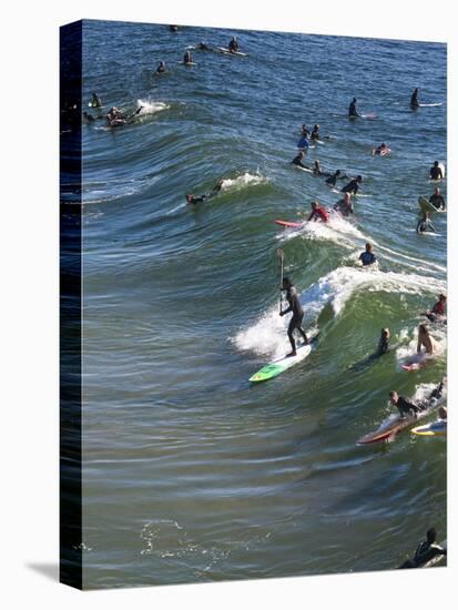 Memorial Paddle Out in Remembrance for Professional Surfer Andy Irons, Huntington Beach, Usa-Micah Wright-Premier Image Canvas