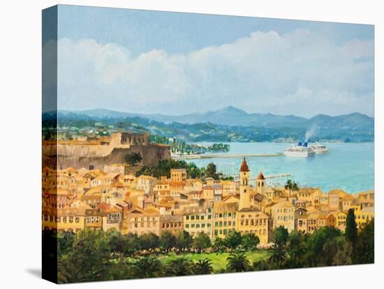 Memories Of Corfu-kirilstanchev-Stretched Canvas