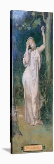 Memory, town house of Madame Vignon History-Pierre Puvis de Chavannes-Stretched Canvas