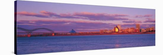 Memphis Skyline-null-Stretched Canvas