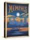 Memphis, Tennessee: Home Of The Blues-Anderson Design Group-Stretched Canvas