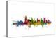 Memphis Tennessee Skyline-Michael Tompsett-Stretched Canvas