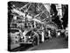 Men and Women Polishing Chevrolets on the Assembly Line at the General Motors Plant-null-Premier Image Canvas