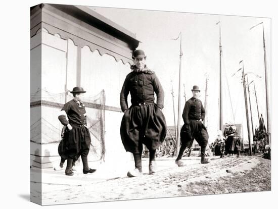 Men in Traditional Dress, Marken Island, Netherlands, 1898-James Batkin-Premier Image Canvas