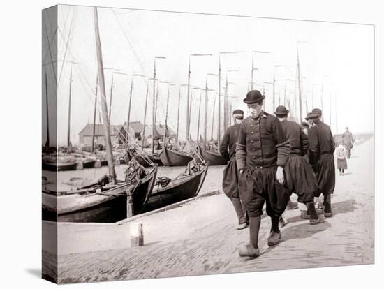 Men in Traditional Dress, Marken Island, Netherlands, 1898-James Batkin-Premier Image Canvas