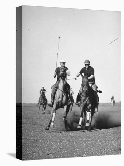 Men Playing Polo-Carl Mydans-Premier Image Canvas