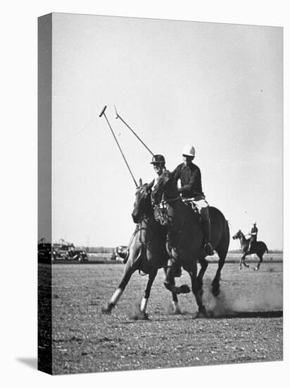 Men Playing Polo-Carl Mydans-Premier Image Canvas