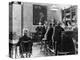 Men Sitting around a Counter in a Bar-null-Stretched Canvas