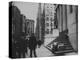 Men Walking by the Statue of George Washington on Wall St-Wallace G^ Levison-Premier Image Canvas