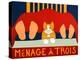 Menage A Trois Orange Cat-Stephen Huneck-Premier Image Canvas