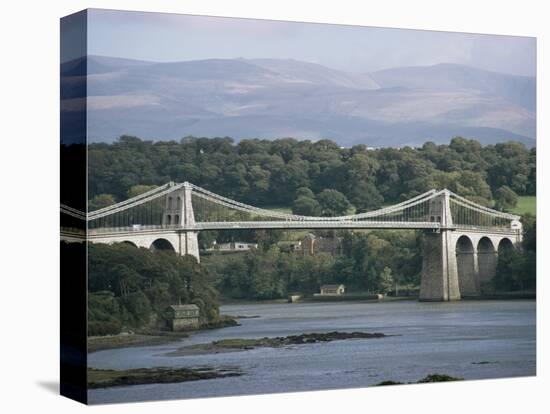 Menai Bridge, Wales, United Kingdom-Adam Woolfitt-Premier Image Canvas