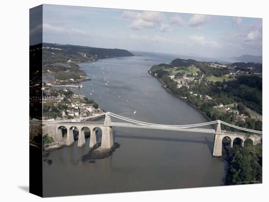 Menai Bridge, Wales, United Kingdom-Adam Woolfitt-Premier Image Canvas