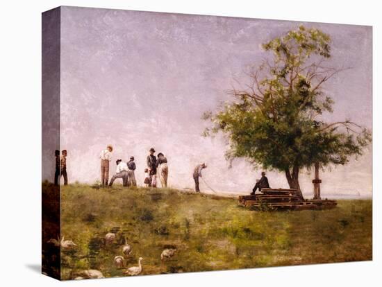 Mending the Net-Thomas Cowperthwait Eakins-Premier Image Canvas