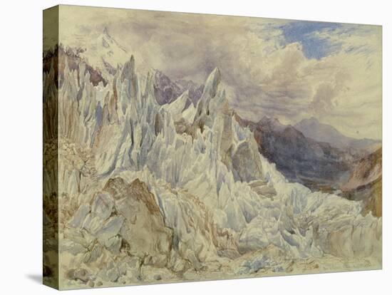 Mer De Glace, 1856 (W/C over Graphite with Gouache on Paper)-Henry Moore-Premier Image Canvas