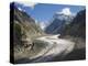 Mer De Glace Glacier, Mont Blanc Range, Chamonix, French Alps, France, Europe-Christian Kober-Premier Image Canvas