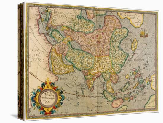 Mercator's Map of Asia-Science Source-Premier Image Canvas