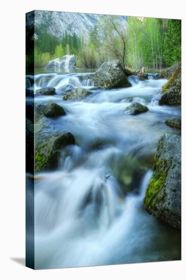 Merced River Flow in Spring, Yosemite California-Vincent James-Premier Image Canvas