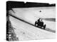 Mercedes on the Banking Near Members' Bridge, Brooklands, Surrey, 1920-null-Premier Image Canvas