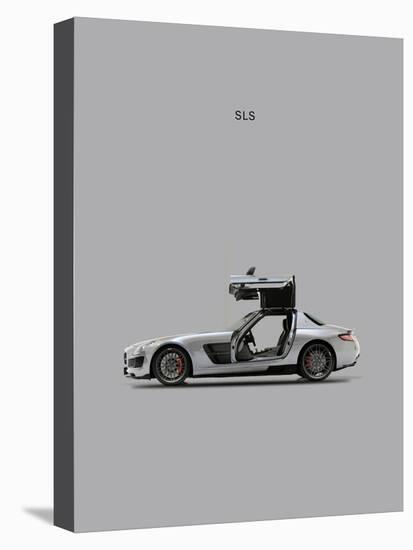 Mercedes SLS Grey-Mark Rogan-Stretched Canvas