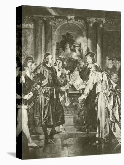 Merchant of Venice. Act Iv-Scene I-Felix Octavius Carr Darley-Premier Image Canvas