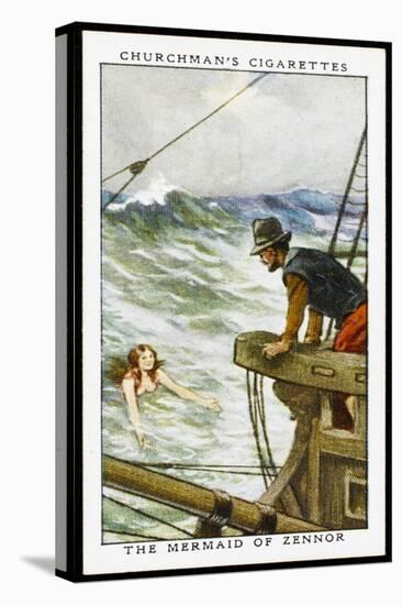 Merfolk and Submarines-G Girardot-Stretched Canvas