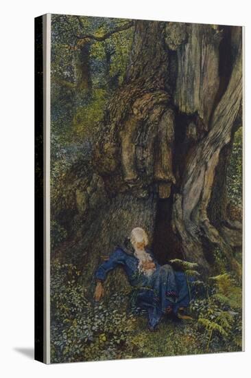 Merlin Reveals the Secrets of His Magic to Vivien Who Promptly Deserts Him-Eleanor Fortescue Brickdale-Premier Image Canvas