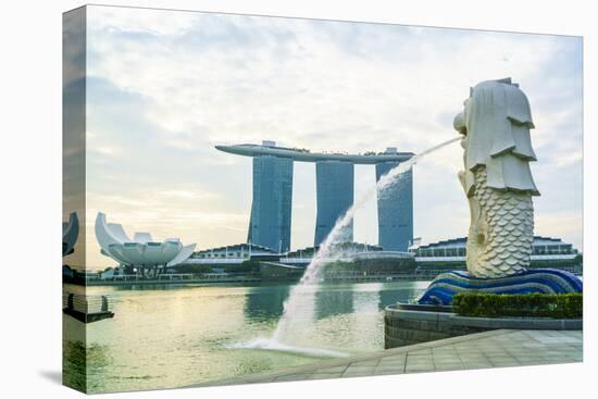 Merlion Statue, the National Symbol of Singapore and its Most Famous Landmark, Merlion Park-Fraser Hall-Premier Image Canvas