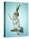 Mermaid Beautiful Magic Underwater Mythology Being Original Photo Compilation-khorzhevska-Stretched Canvas