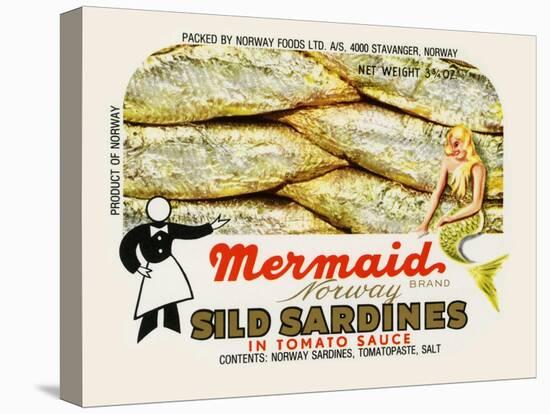 Mermaid Brand Sild Sardines-null-Stretched Canvas