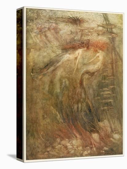 Mermaid-Arthur Rackham-Premier Image Canvas