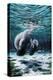 Mermaids of Crystal River-Dann Spider-Premier Image Canvas