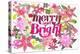 Merry And Bright Card-Kerstin Stock-Stretched Canvas