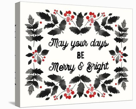 Merry and Bright-Kristine Hegre-Stretched Canvas