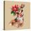 Merry Christmas - Baby Rudolf Reindeer-Stella Chang-Stretched Canvas
