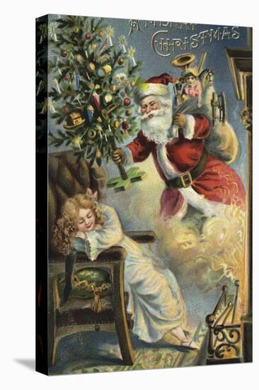 Merry Christmas Santa-Vintage Apple Collection-Premier Image Canvas