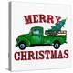 Merry Christmas Truck-Kim Allen-Stretched Canvas