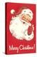 Merry Christmas. Winking Santa Claus-null-Stretched Canvas