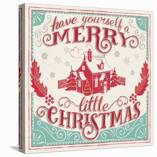 Merry Little Christmas V-Janelle Penner-Stretched Canvas