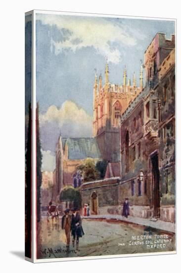 Merton College Tower, Corpus Christi Gateway-William Matthison-Premier Image Canvas