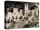 Mesa Verde Native American cliff dwelling site, Colorado, USA-Werner Forman-Premier Image Canvas