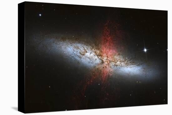 Messier 82, a Starburst Galaxy in the Constellation Ursa Major-null-Premier Image Canvas