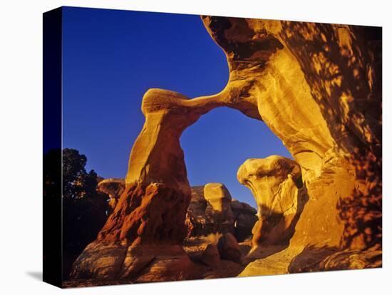 Metate Arch in Devils Garden in the Grand Staircase Escalante National Monument, Utah, USA-Chuck Haney-Premier Image Canvas